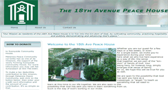 Desktop Screenshot of 18thavepeacehouse.org
